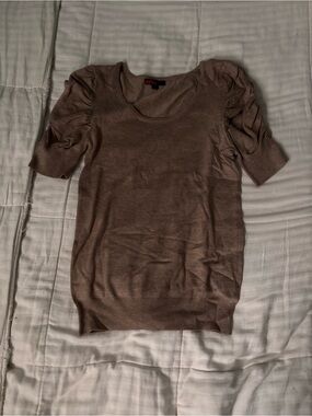 Forever 21 Taupe Crewneck Knit Top
